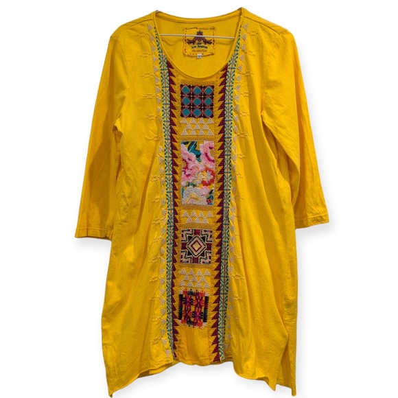 Johnny Was Dresses & Skirts - JOHNNY WAS Womens embroidered Pullover Styling Tunic Dress L